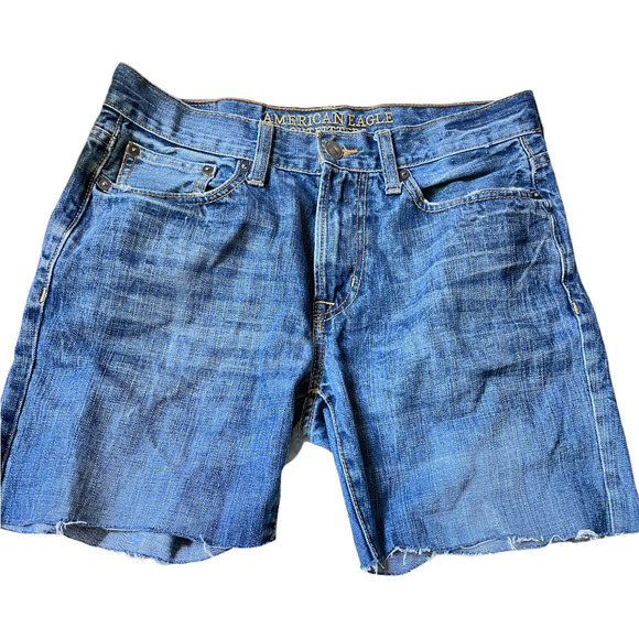 5/$25 American Eagle Men's Cut Off Jean Shorts 30 - Picture 1 of 8